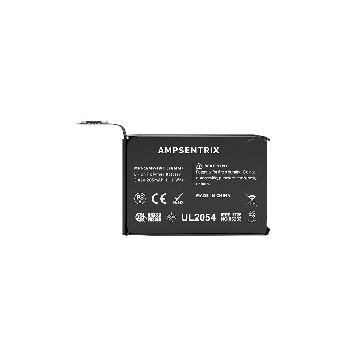 Bateria Ampsentrix Watch Serie 1 38mm